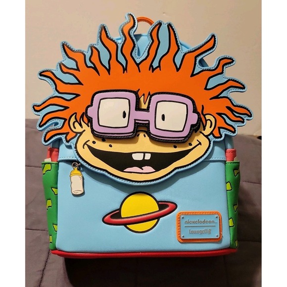 Loungefly Handbags - Loungefly Nickelodeon Rugrats Chuckie Cosplay Women's Backpack NWT